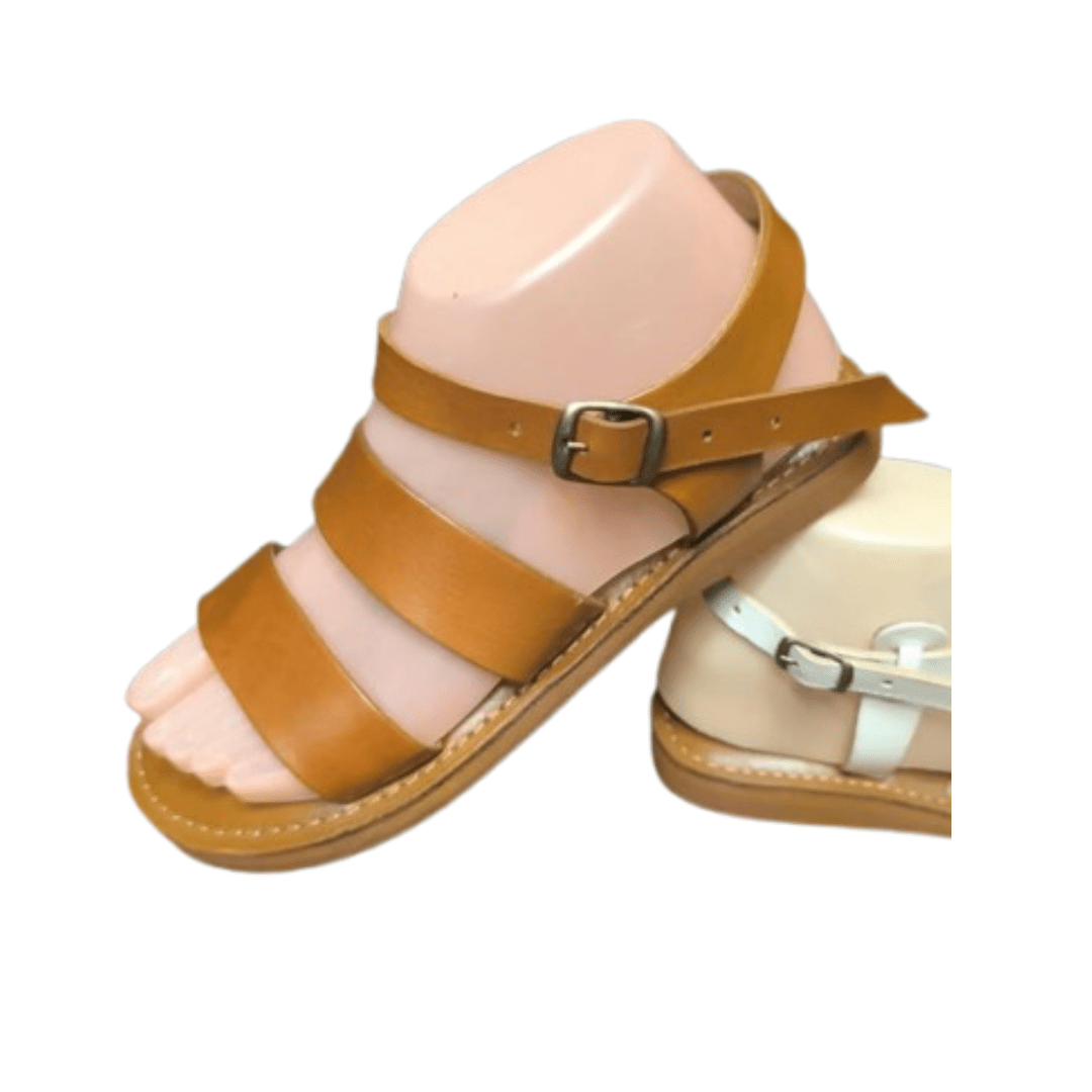 Sandales Femme à Fermeture en Cuir | Yamiriam - YaMiriam