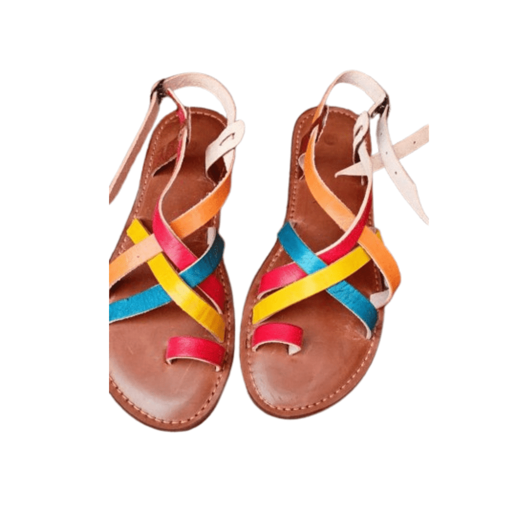 Sandales Femme Multicolores Semelle Confort | Yamiriam - YaMiriam