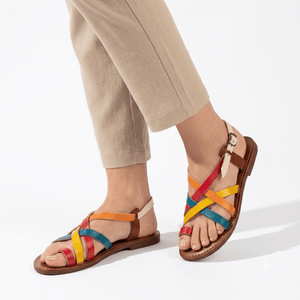Sandales Femme Multicolores Semelle Confort | Yamiriam - YaMiriam