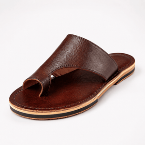 Sandales Homme en Cuir Véritable à Entredoigt – Fabrication Artisanale à Fès | Yamiriam