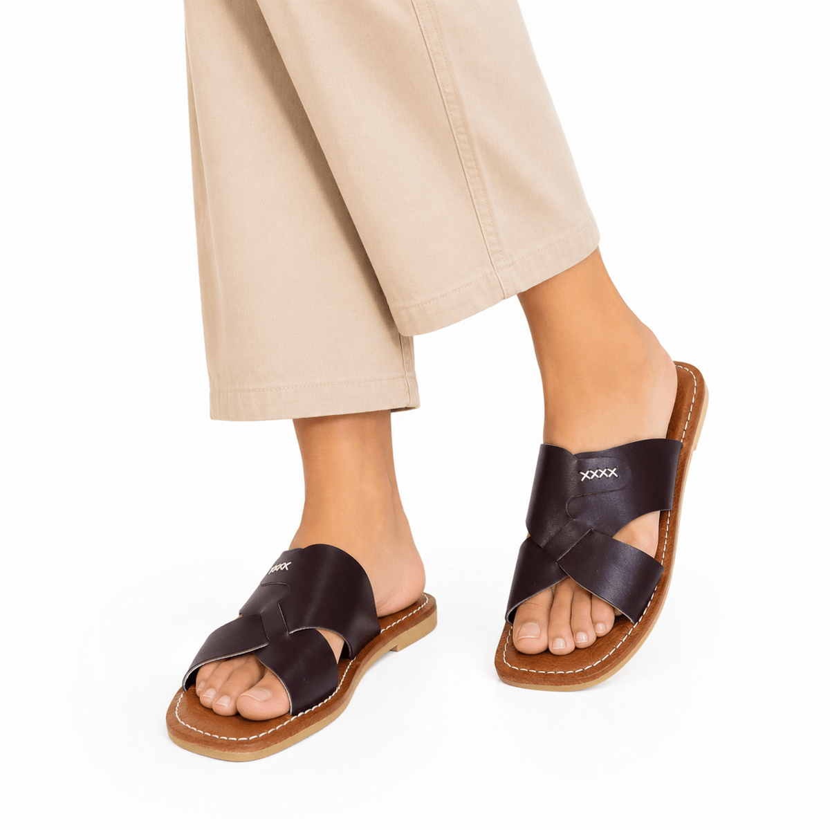 Sandales Homme Grenat en Véritable Cuir | Confort Été – Yamiriam - YaMiriam