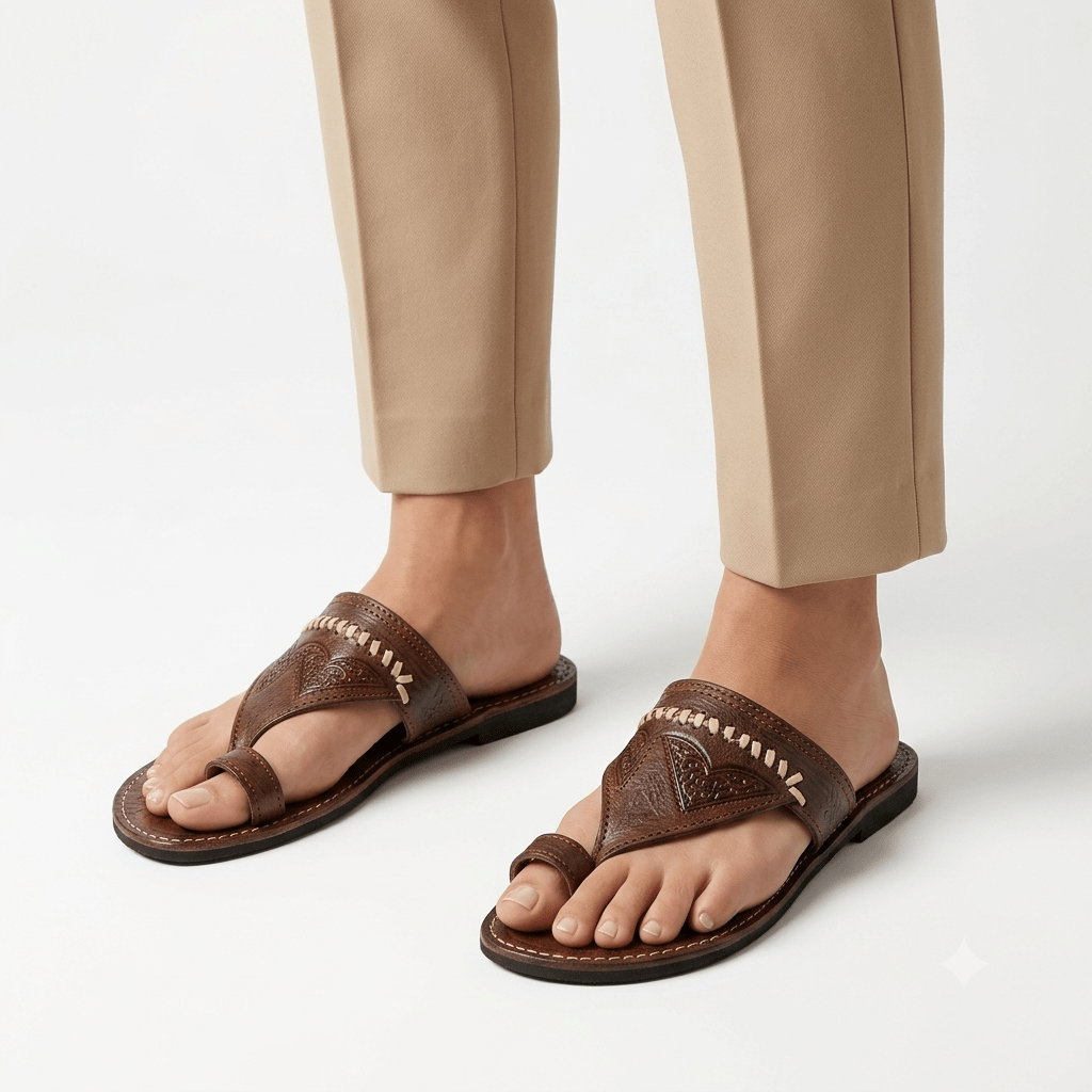 Sandales Marocaines Homme en Cuir Véritable | Yamiriam - YaMiriam