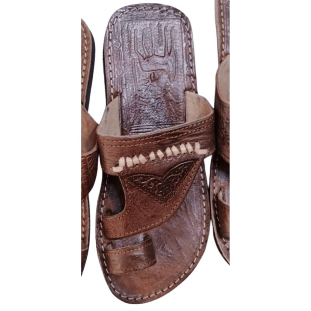 Sandales Marocaines Homme en Cuir Véritable | Yamiriam - YaMiriam