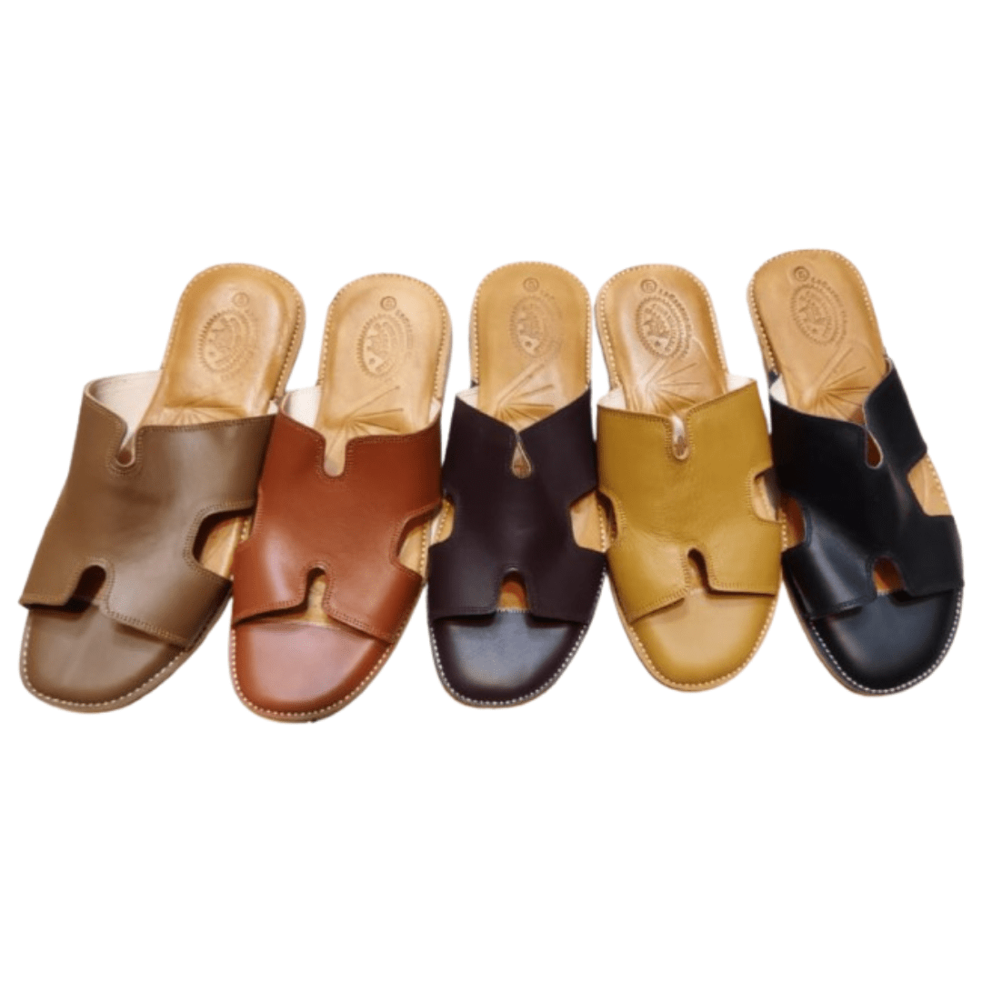 Sandales Mules en Véritable Cuir Confortables | Yamiriam - YaMiriam