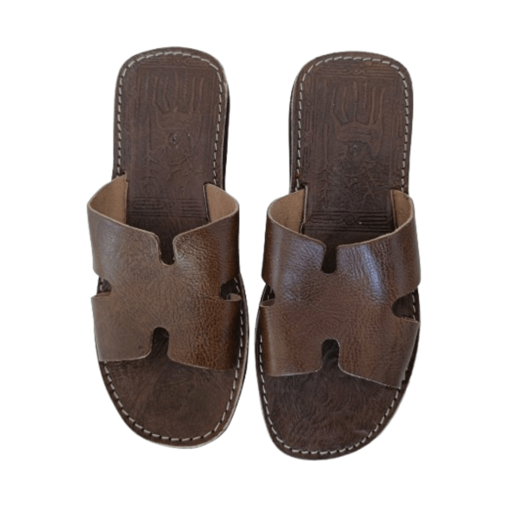 Sandales Type H Homme en Véritable Cuir | Yamiriam - YaMiriam