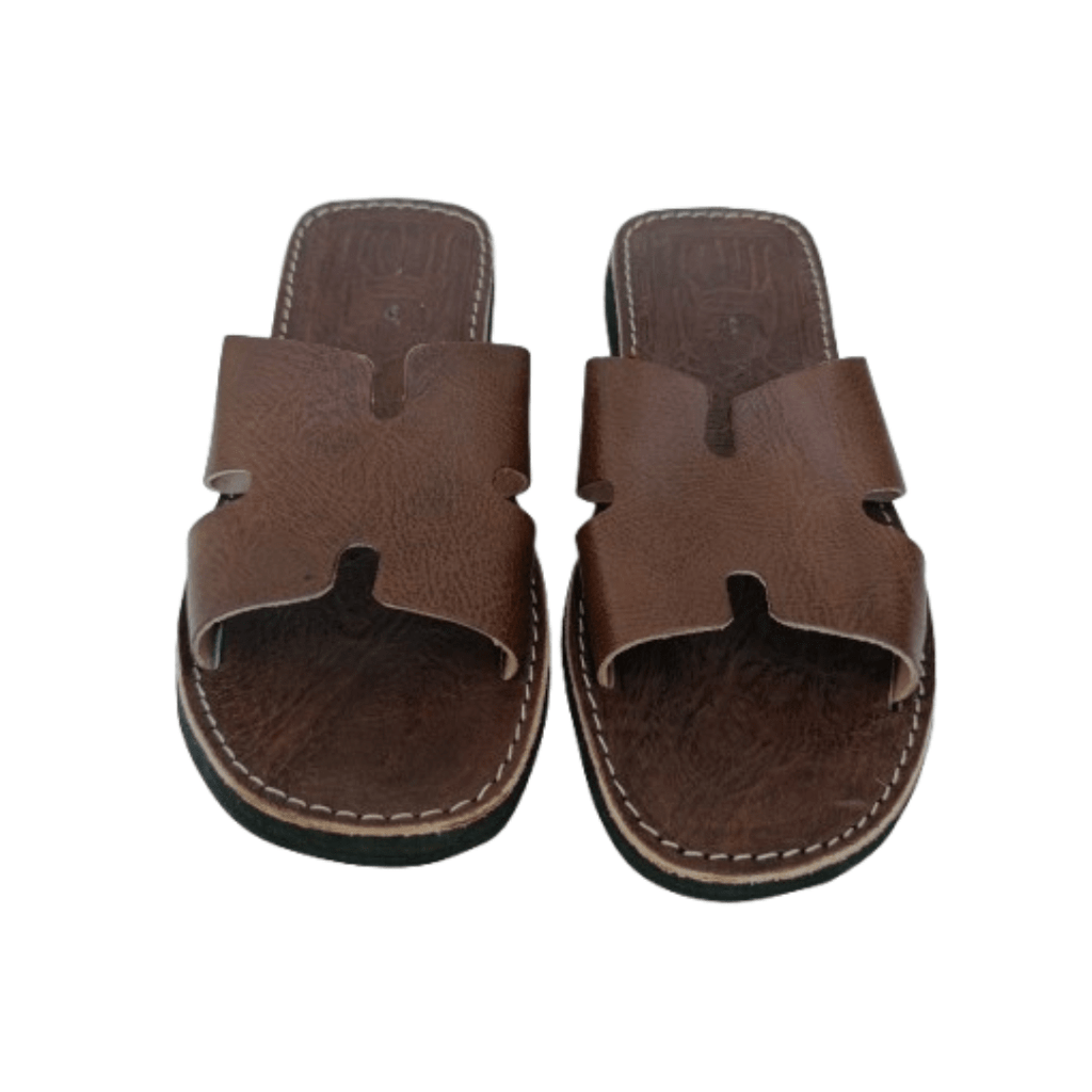 Sandales Type H Homme en Véritable Cuir | Yamiriam - YaMiriam