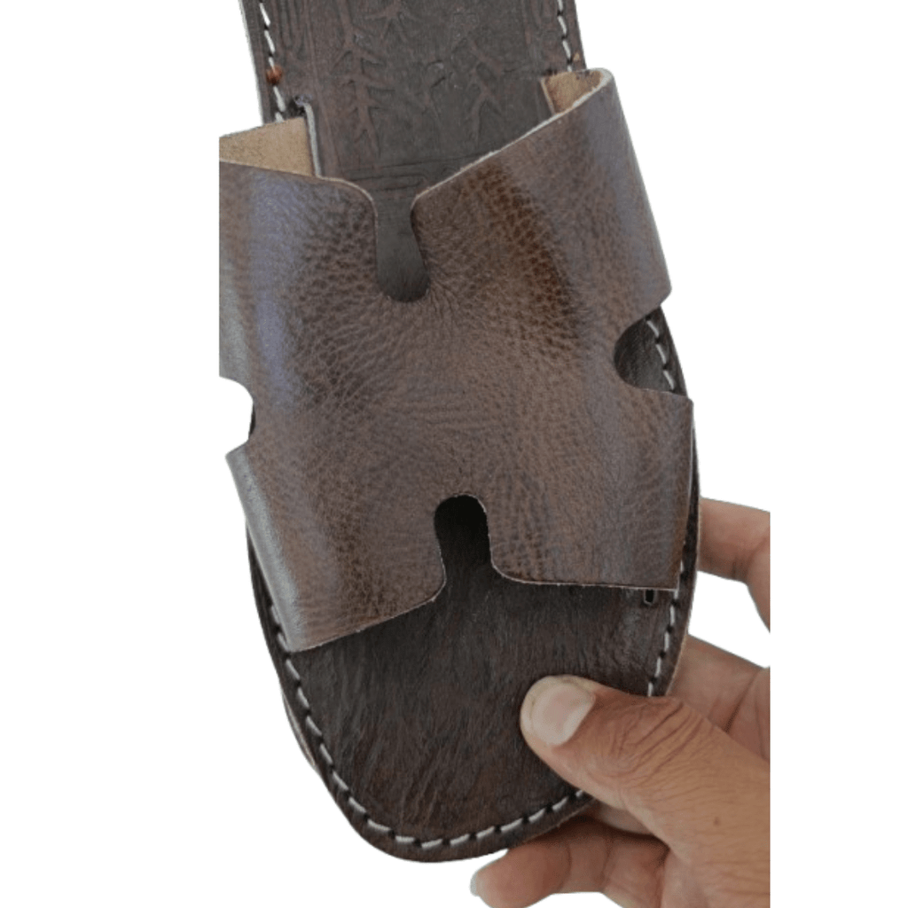 Sandales Type H Homme en Véritable Cuir | Yamiriam - YaMiriam