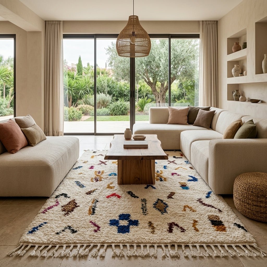 Tapis Azilal Symboles Amazighs Miniatures | Yamiriam - YaMiriam