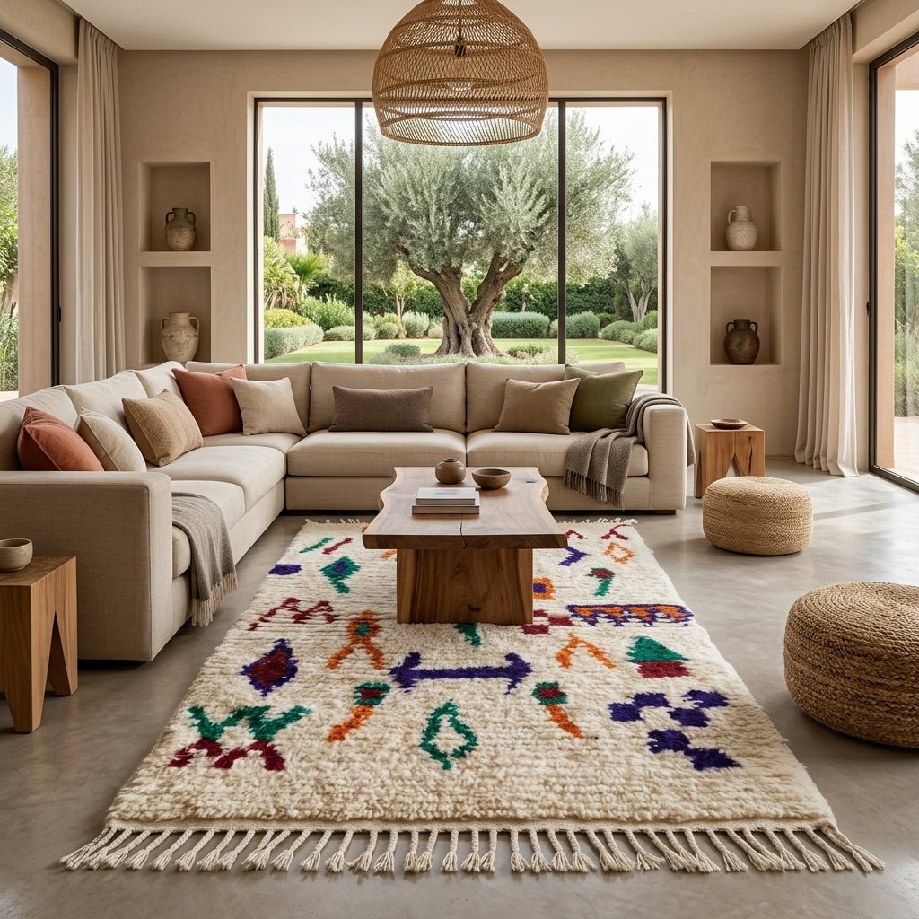 Tapis Azilal Symboles & Motifs Abstraits | Yamiriam - YaMiriam