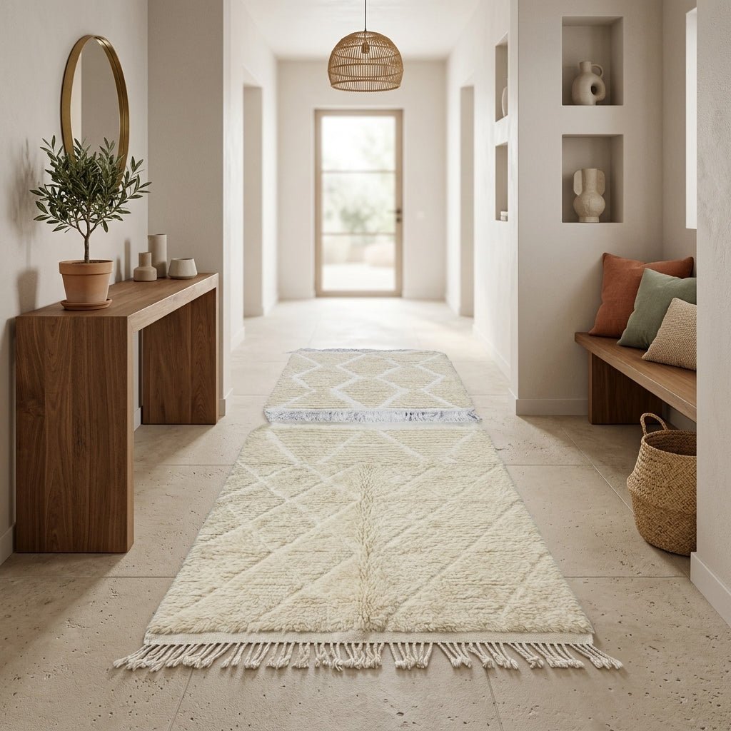 Tapis Beni Ourain Couloir 100x60 cm | Yamiriam - YaMiriam