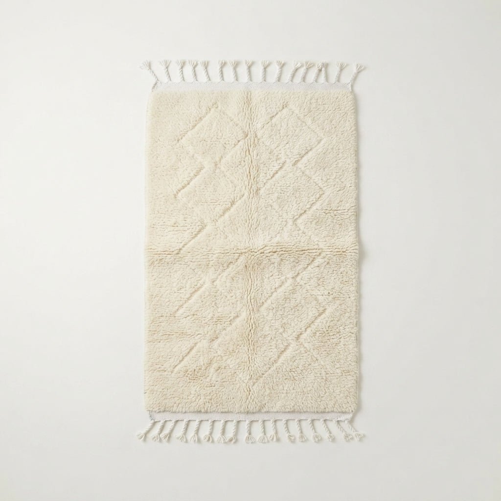 Tapis Beni Ourain Couloir à Losanges 100x60 cm | Yamiriam - YaMiriam