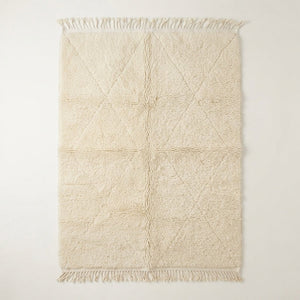 Tapis Beni Ourain Couloir Minimaliste 100x60 cm | Yamiriam - YaMiriam