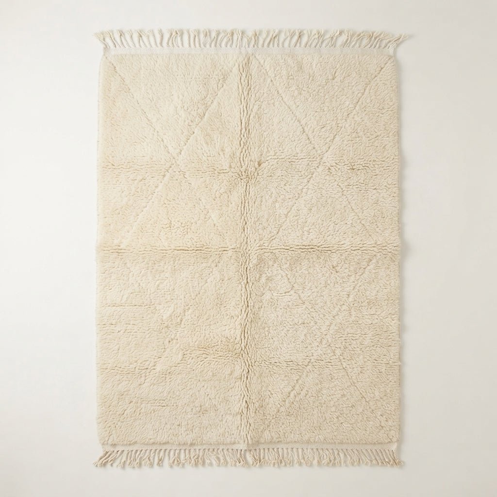Tapis Beni Ourain Couloir Minimaliste 100x60 cm | Yamiriam - YaMiriam