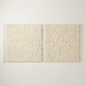Tapis Beni Ourain Couloir Minimaliste 100x60 cm | Yamiriam - YaMiriam