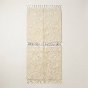 Tapis Beni Ourain Couloir Minimaliste 100x60 cm | Yamiriam - YaMiriam
