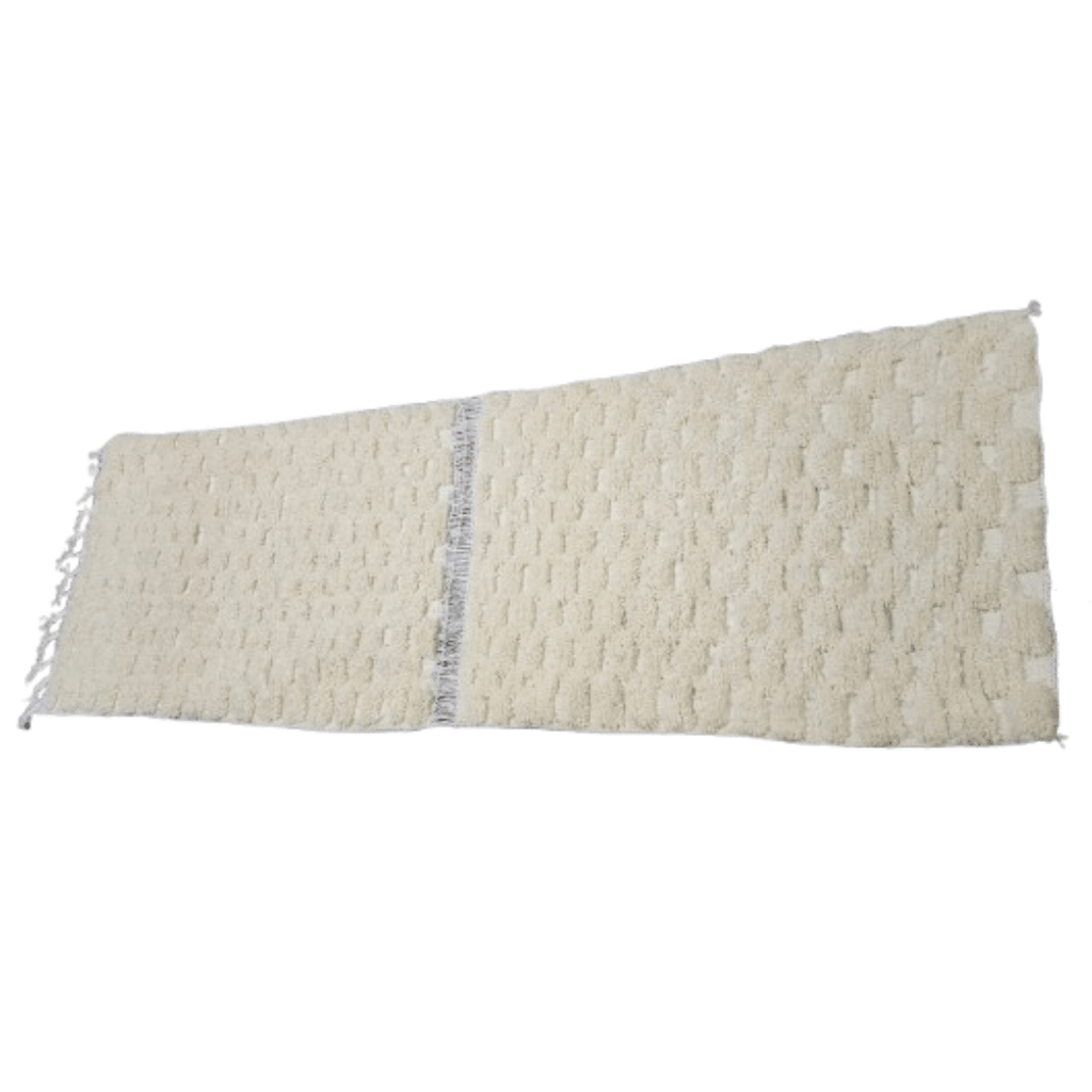 Tapis Beni Ourain Couloir Minimaliste 100x60 cm | Yamiriam - YaMiriam