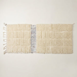 Tapis Beni Ourain Couloir Minimaliste 100x60 cm | Yamiriam - YaMiriam