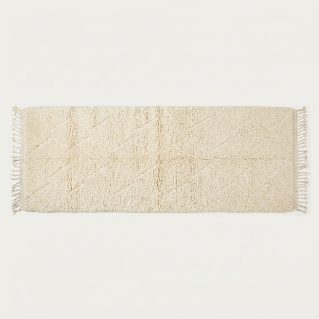 Tapis Beni Ourain Losanges Blancs 100x60 cm | Yamiriam - YaMiriam