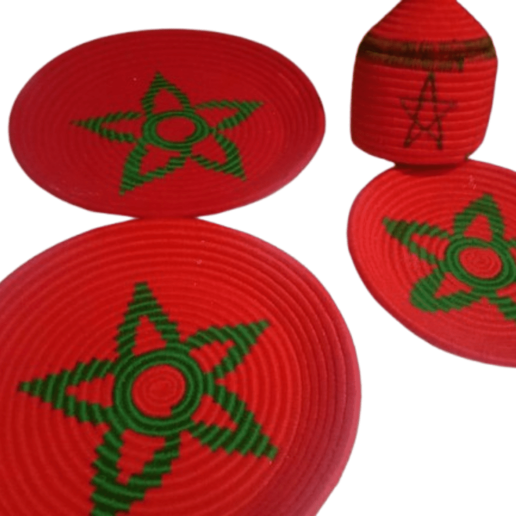 Tbag Artisanal Drapeau Maroc | Yamiriam - YaMiriam